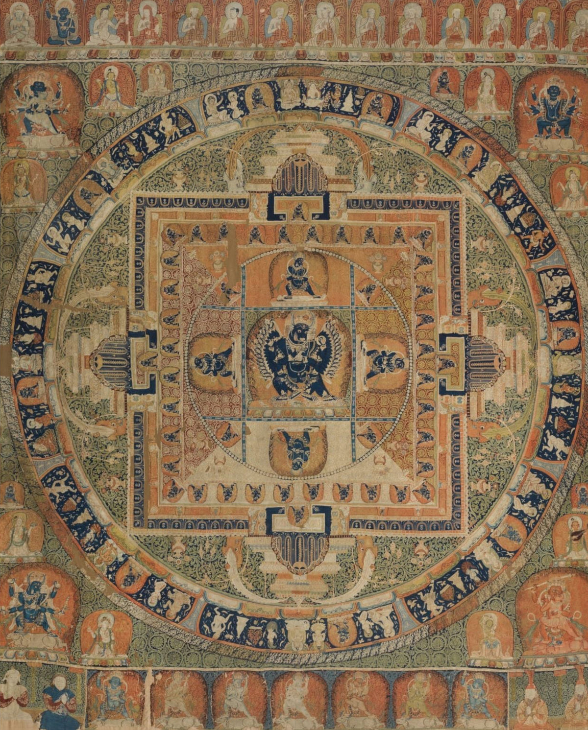 Vajrabhairava Mandala: The Emperor Woven Into the Cosmos