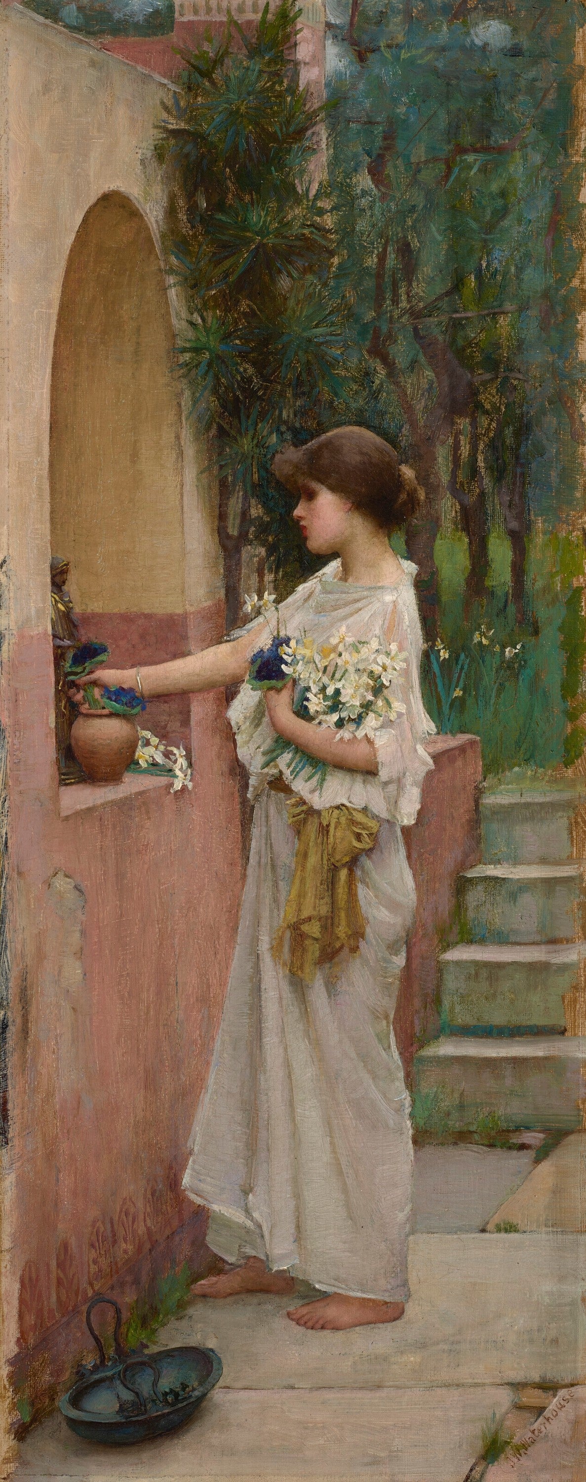 A Roman Offering by John William Waterhouse, c.1890