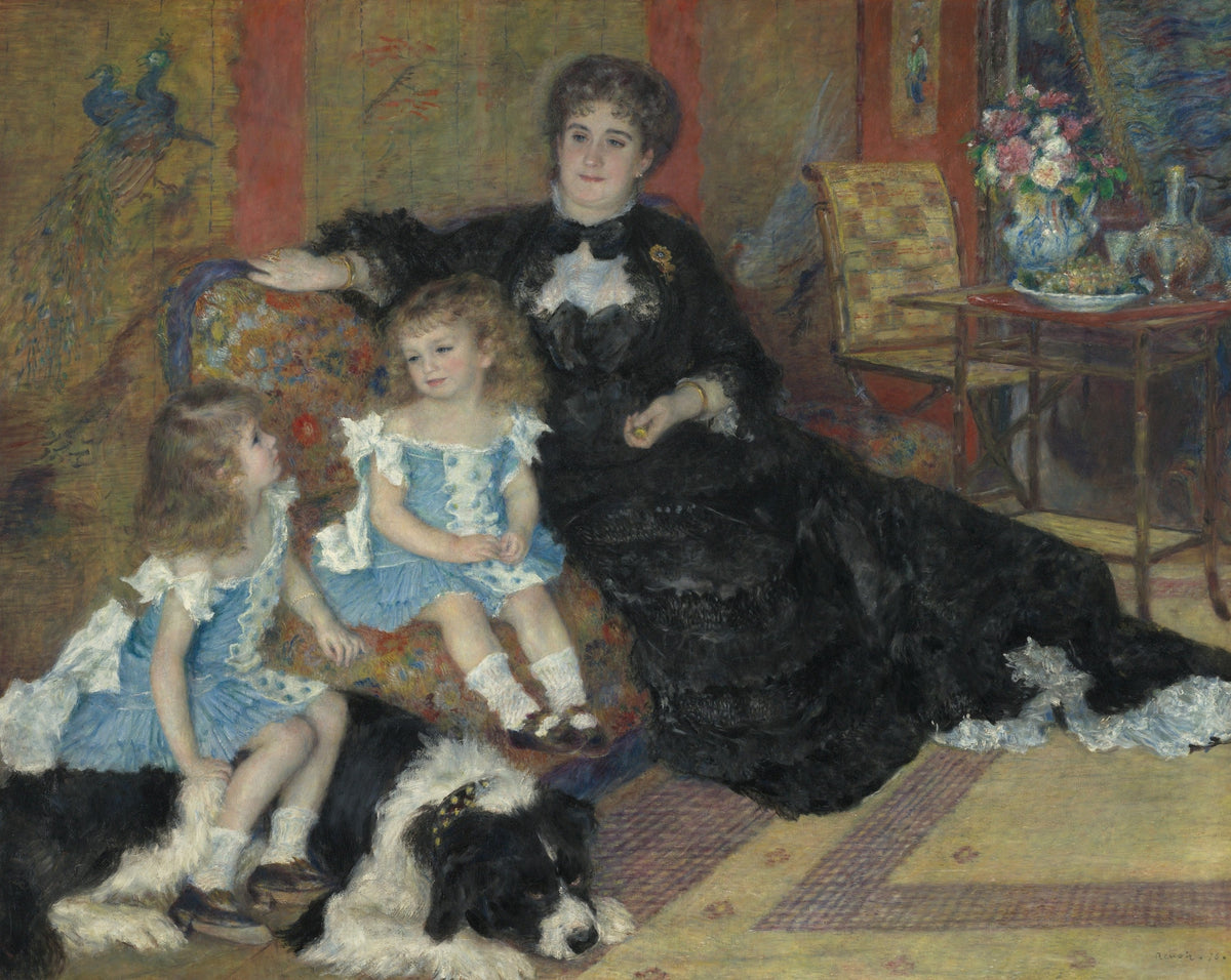 Pierre-Auguste Renoir, Madame Georges Charpentier and Her Children, 1878