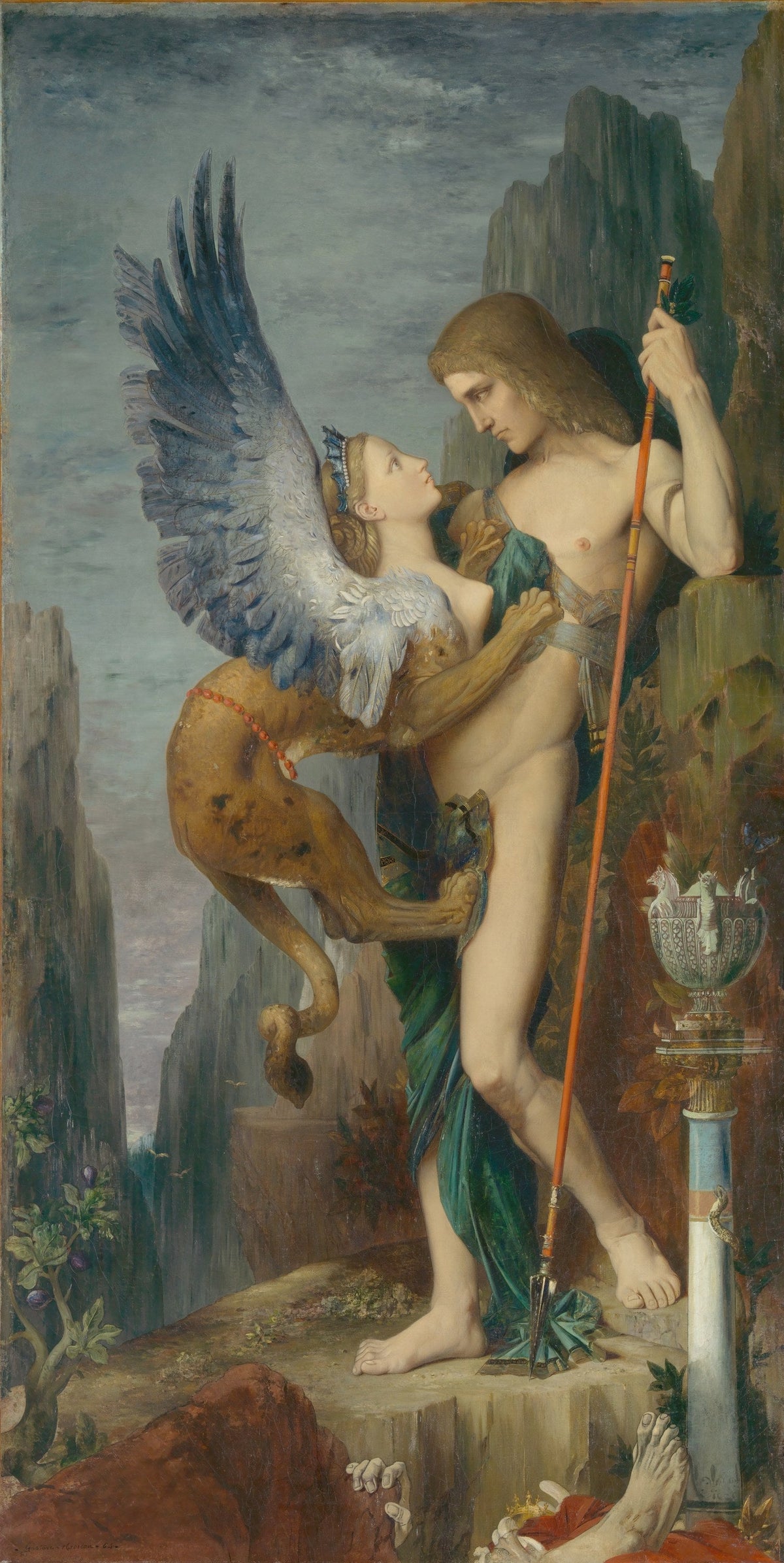 Gustave Moreau, Oedipus and the Sphinx, 1864