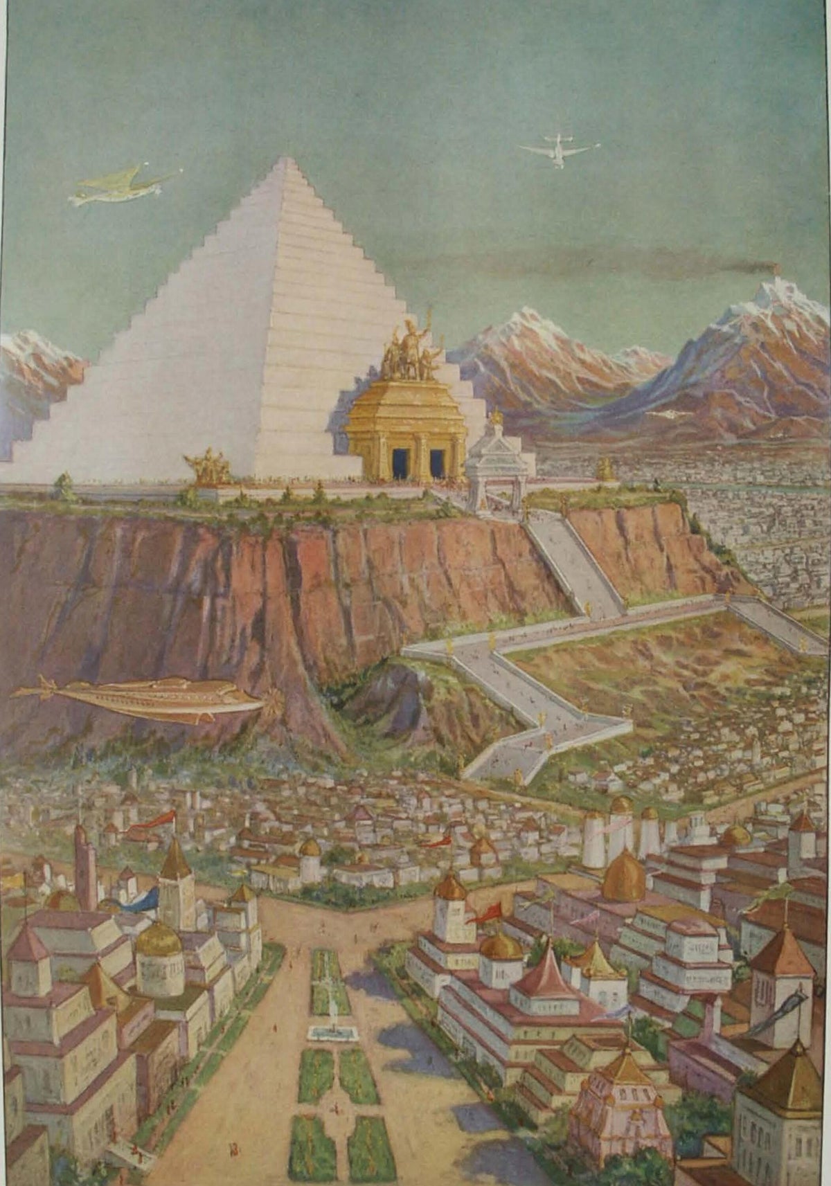 The Atlantean Temple by J. Augustus Knapp, from The Secret Teachings of All Ages