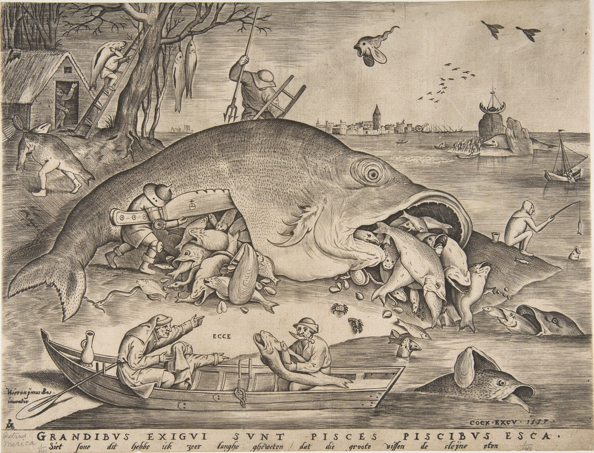 Big Fish Eat Little Fish, Pieter Bruegel the Elder