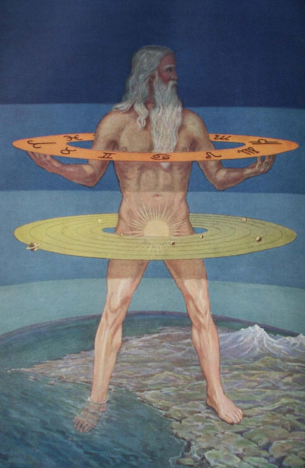The Grand Man of the Zohar by J. Augustus Knapp, from The Secret Teachings of All Ages