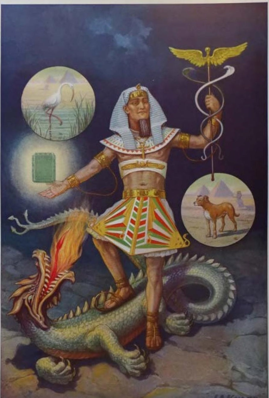 Hermes Trismegistus by J. Augustus Knapp, from The Secret Teachings of All Ages