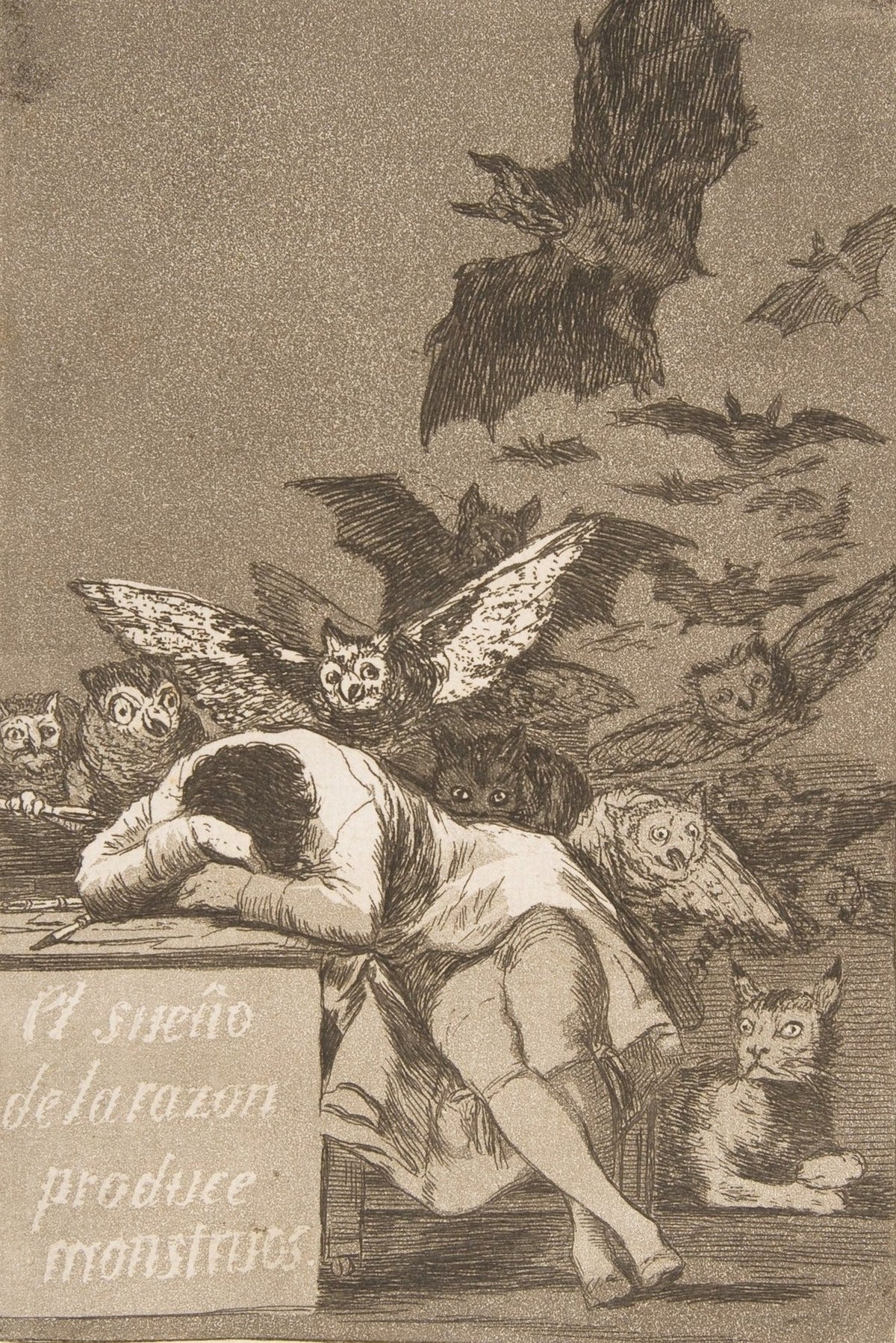 The Sleep of Reason Produces Monsters, Francisco de Goya