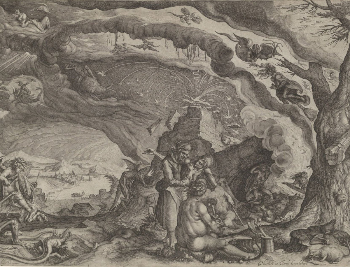 Witches Preparing for the Sabbath: The Night Before the Flight