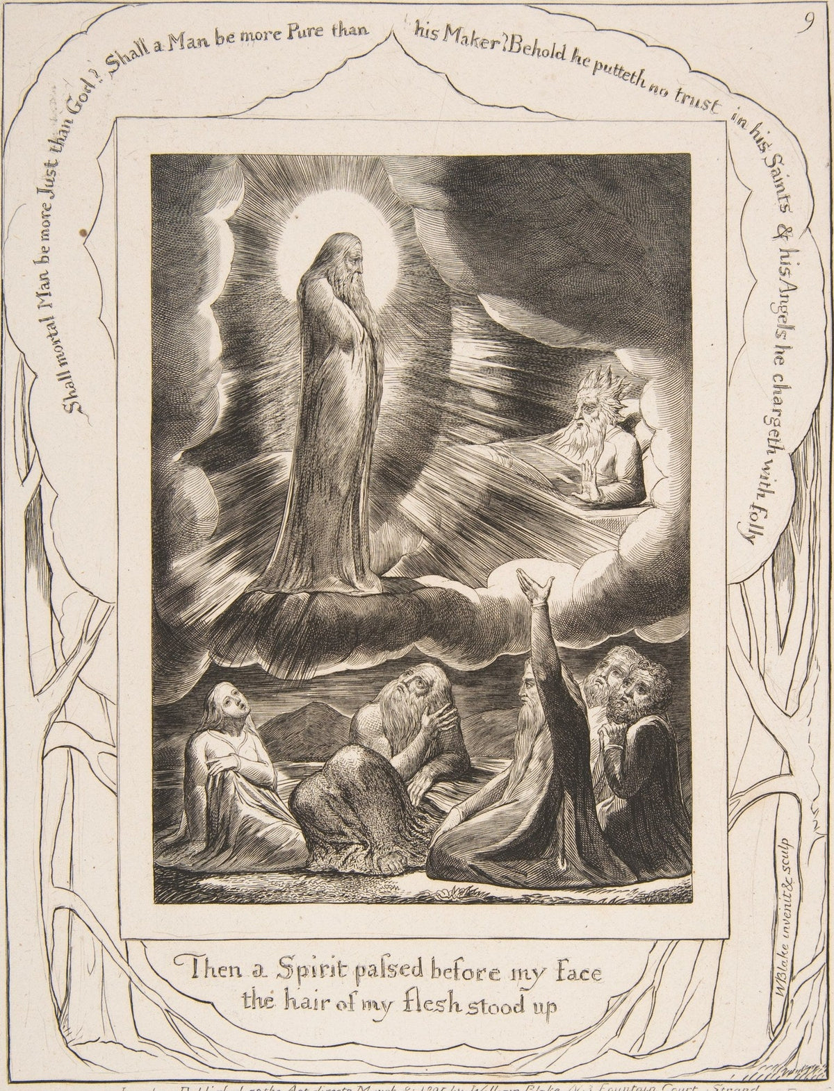 The Vision of Eliphaz, William Blake