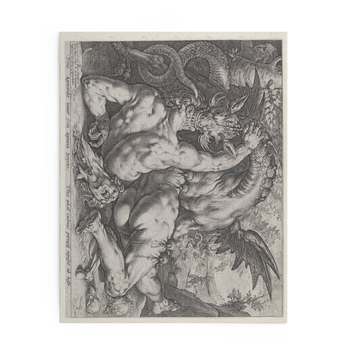 Hendrick Goltzius 'The Dragon Devouring the Companions of Cadmus' Jigsaw Puzzle