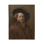 Rembrandt Self-Portrait (1660) Velveteen Plush Blanket