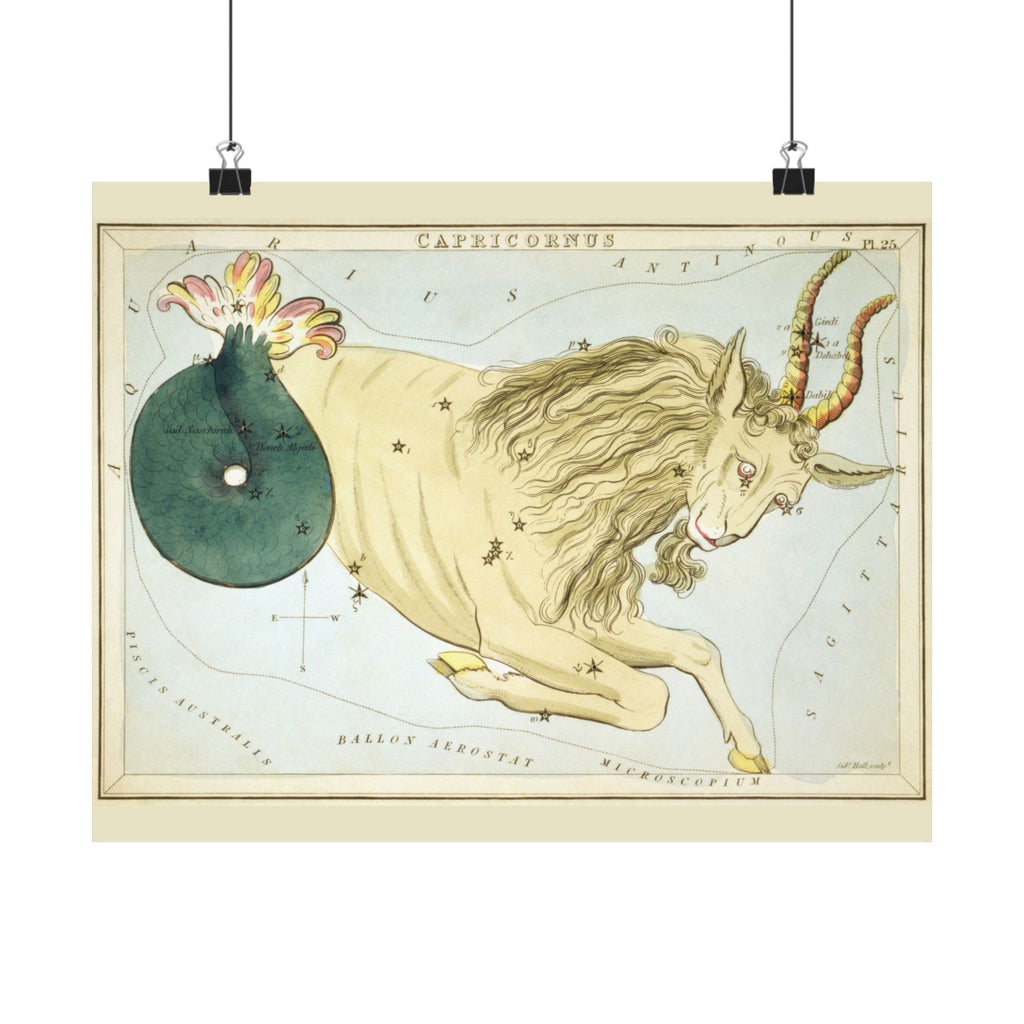 Sidney Hall 'Capricorn' Poster