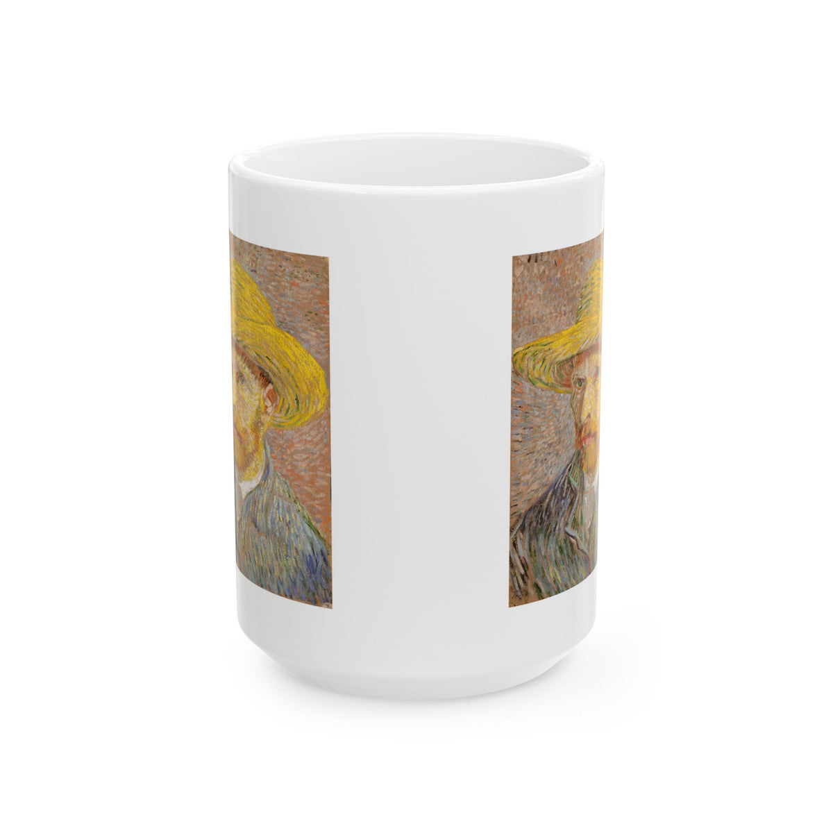 Self-Portrait with a Straw Hat Mug