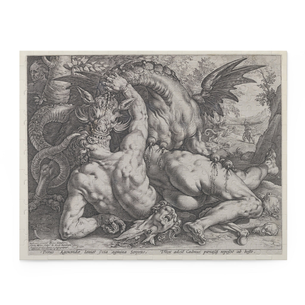 Hendrick Goltzius 'The Dragon Devouring the Companions of Cadmus' Jigsaw Puzzle