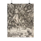 Albrecht Dürer 'Saint Michael Fighting the Dragon' Poster
