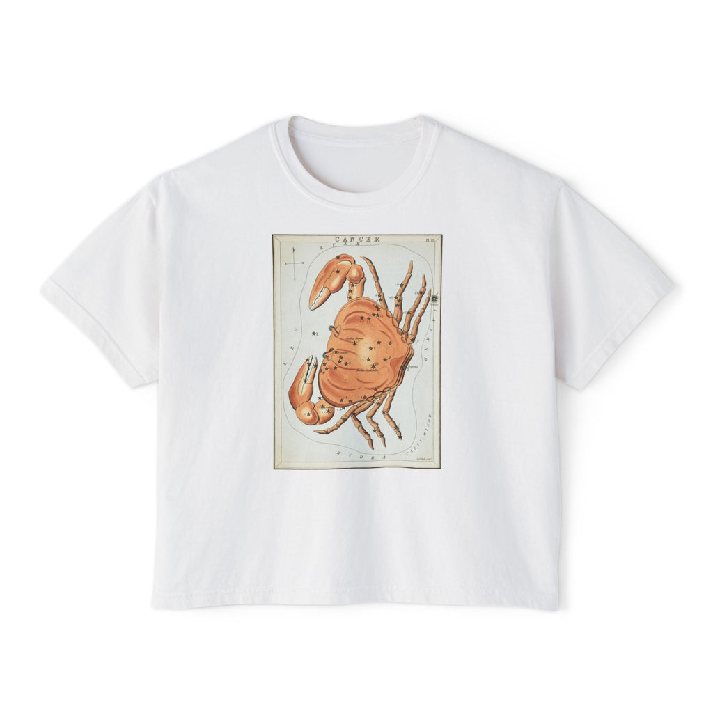 Cancer Zodiac Boxy Tee