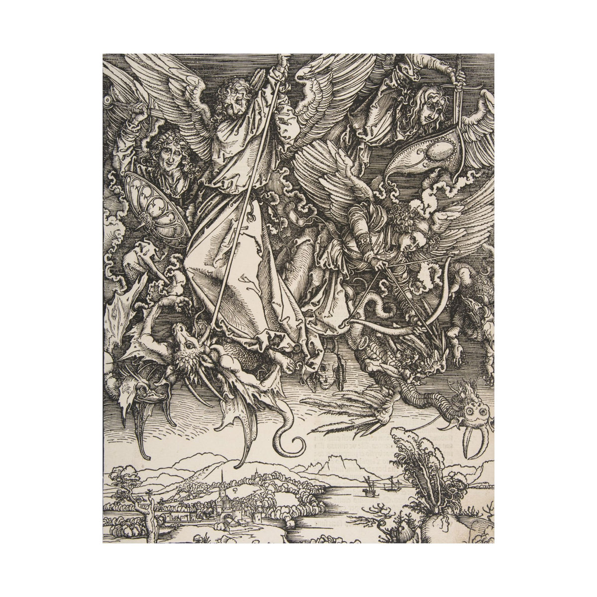 Albrecht Dürer 'Saint Michael Fighting the Dragon' Poster