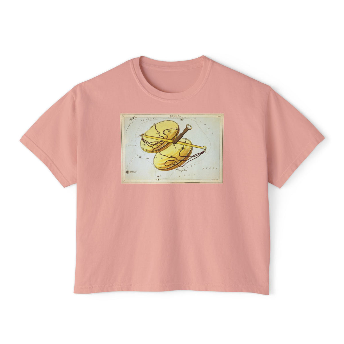 Libra Zodiac Boxy Tee