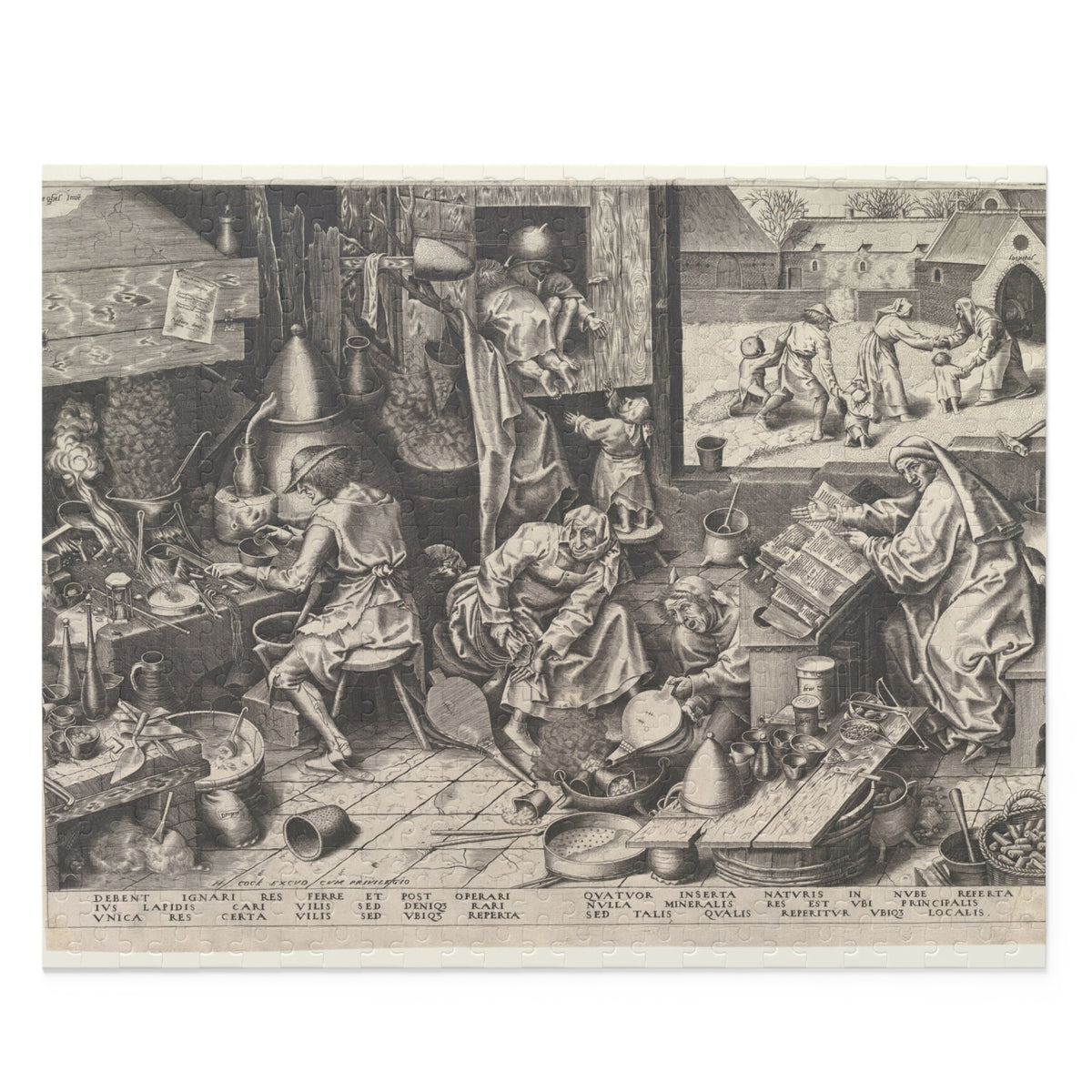 Pieter Bruegel the Elder 'The Alchemist' Jigsaw Puzzle