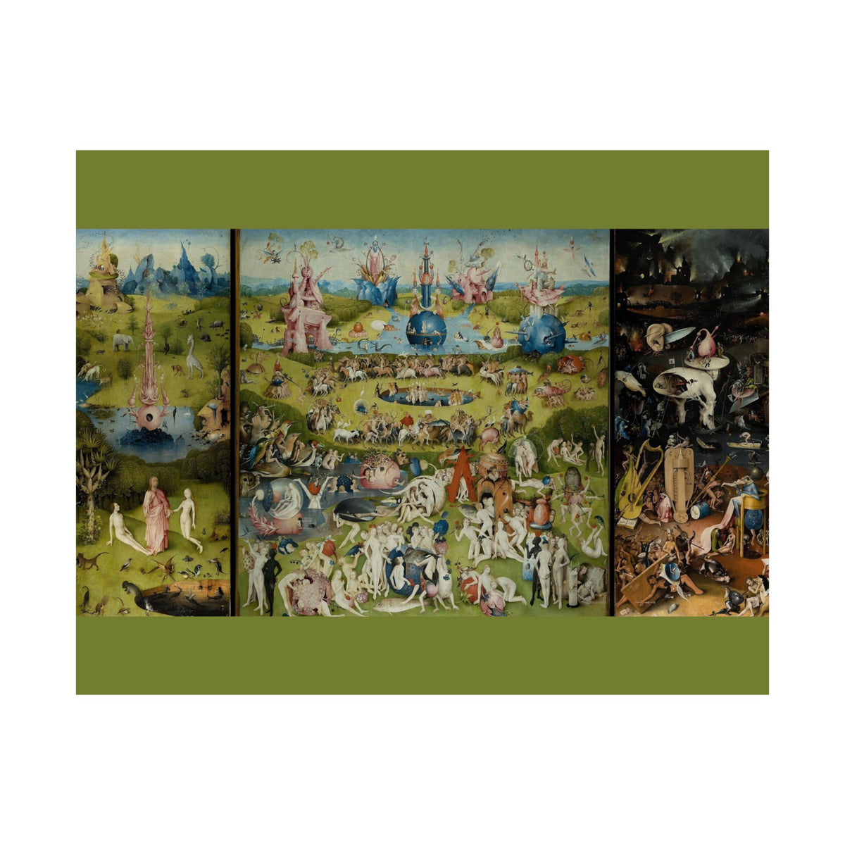 Hieronymus Bosch 'The Garden of Earthly Delights' Poster