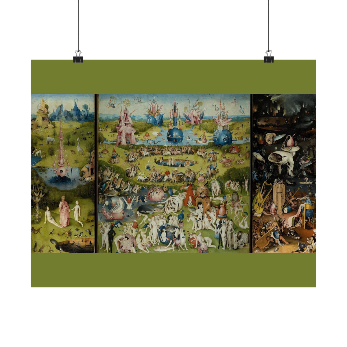 Hieronymus Bosch 'The Garden of Earthly Delights' Poster