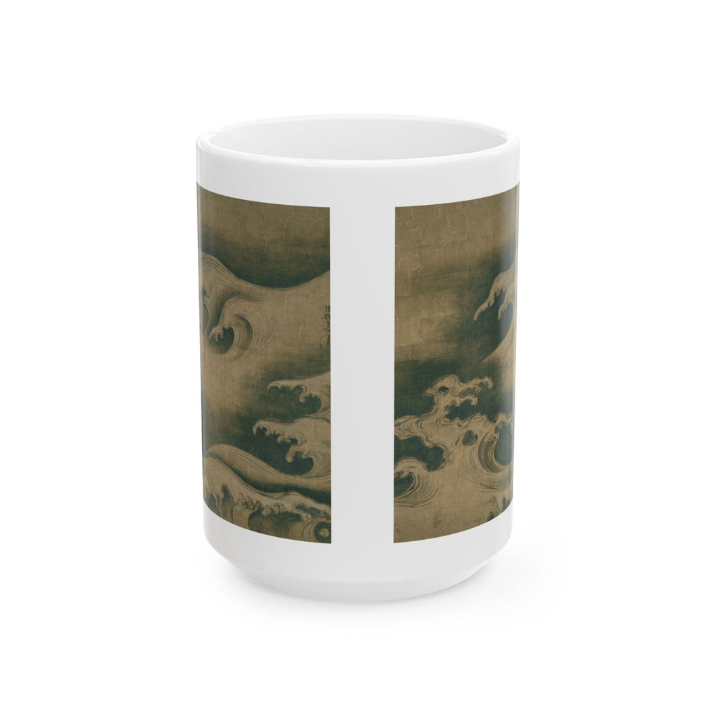 Ogata Kōrin 'Rough Waves' Mug