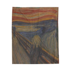 The Scream Velveteen Plush Blanket