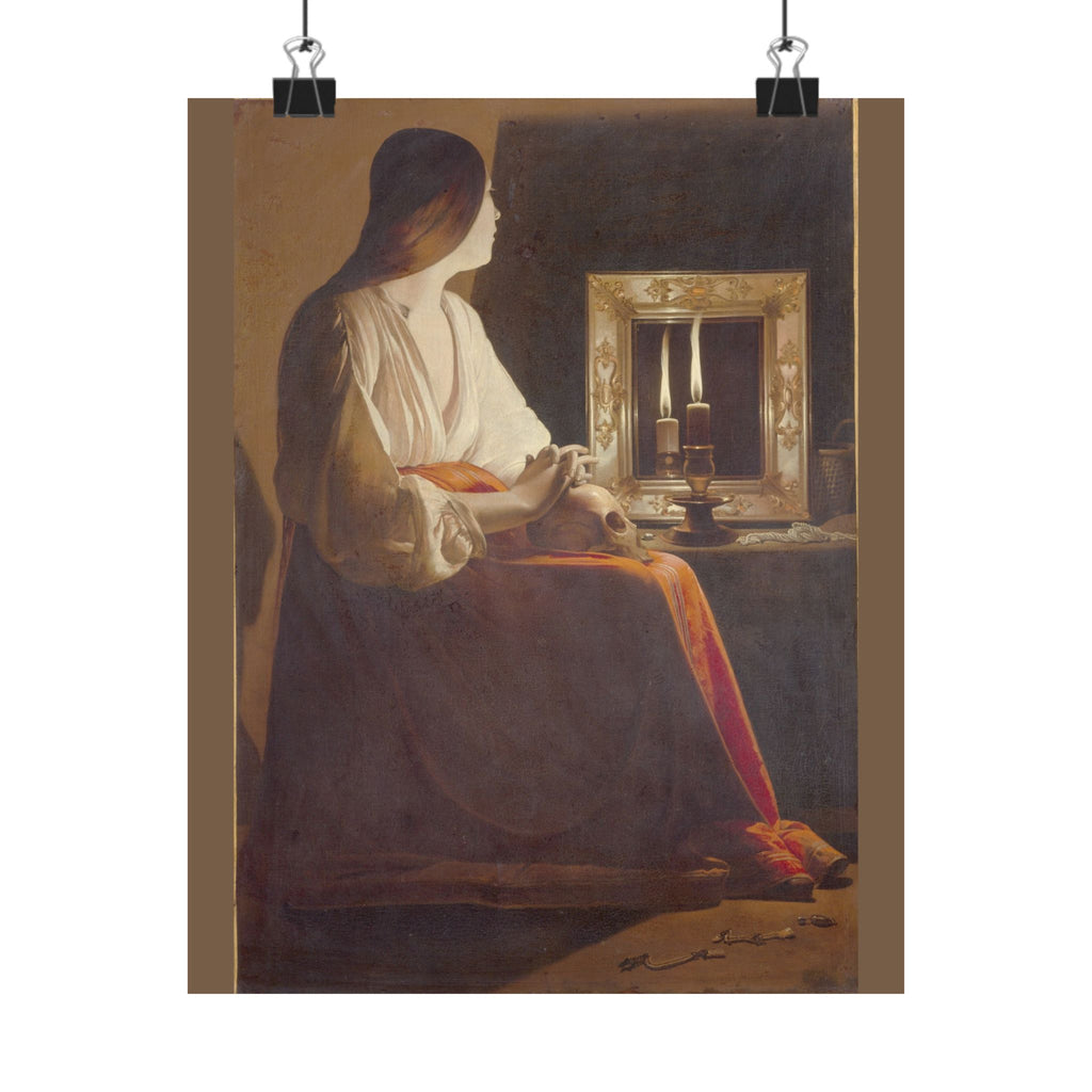 Georges de La Tour 'The Penitent Magdalen' Poster