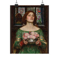 John William Waterhouse 'Gather Ye Rosebuds While Ye May' Poster