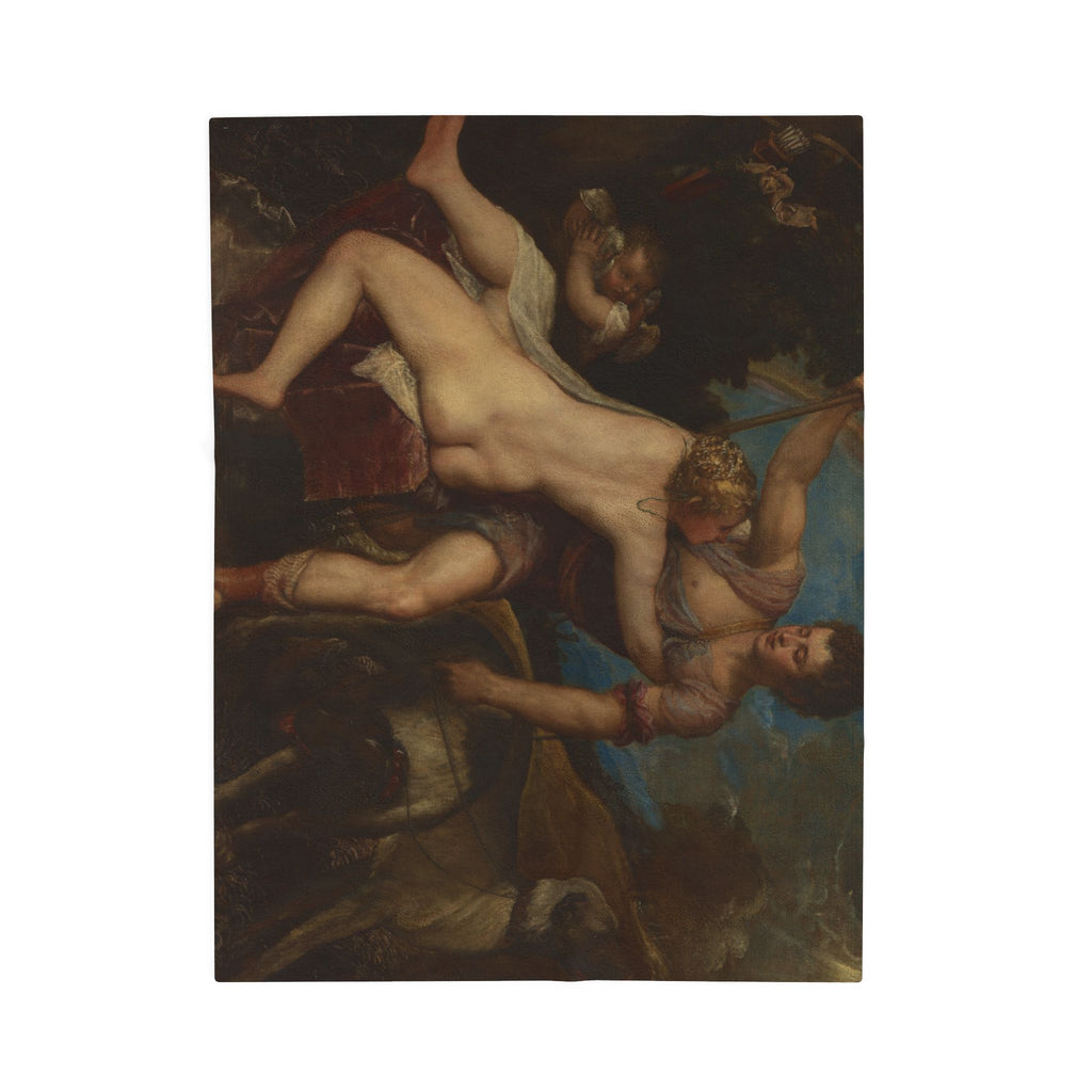 Venus and Adonis Velveteen Plush Blanket