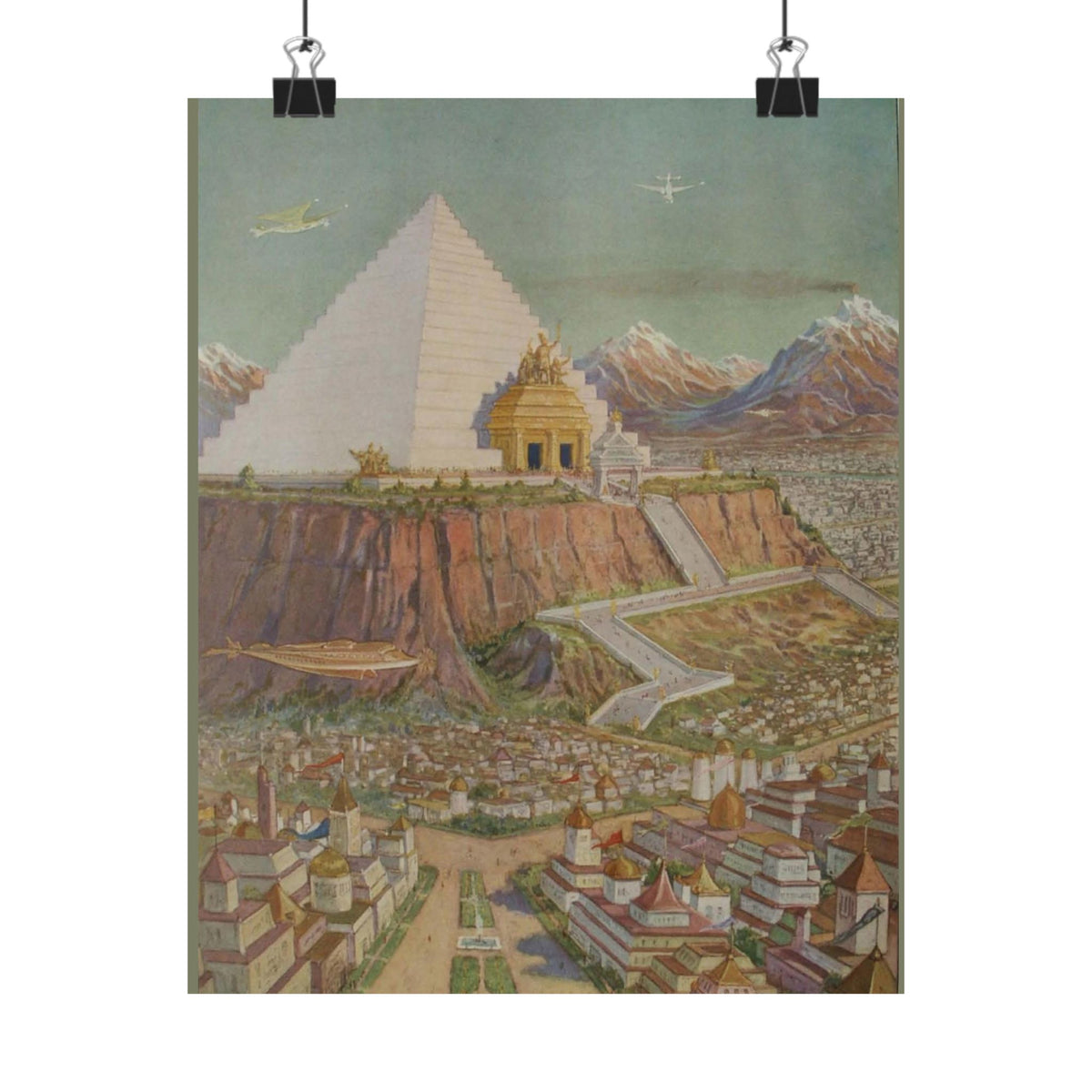 J. Augustus Knapp 'The Atlantean Temple' Poster