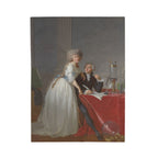 Antoine Laurent Lavoisier and Marie Anne Lavoisier Velveteen Plush Blanket