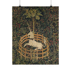 The Unicorn Rests in a Garden Poster