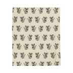 Vintage Dragon Pattern Velveteen Plush Blanket