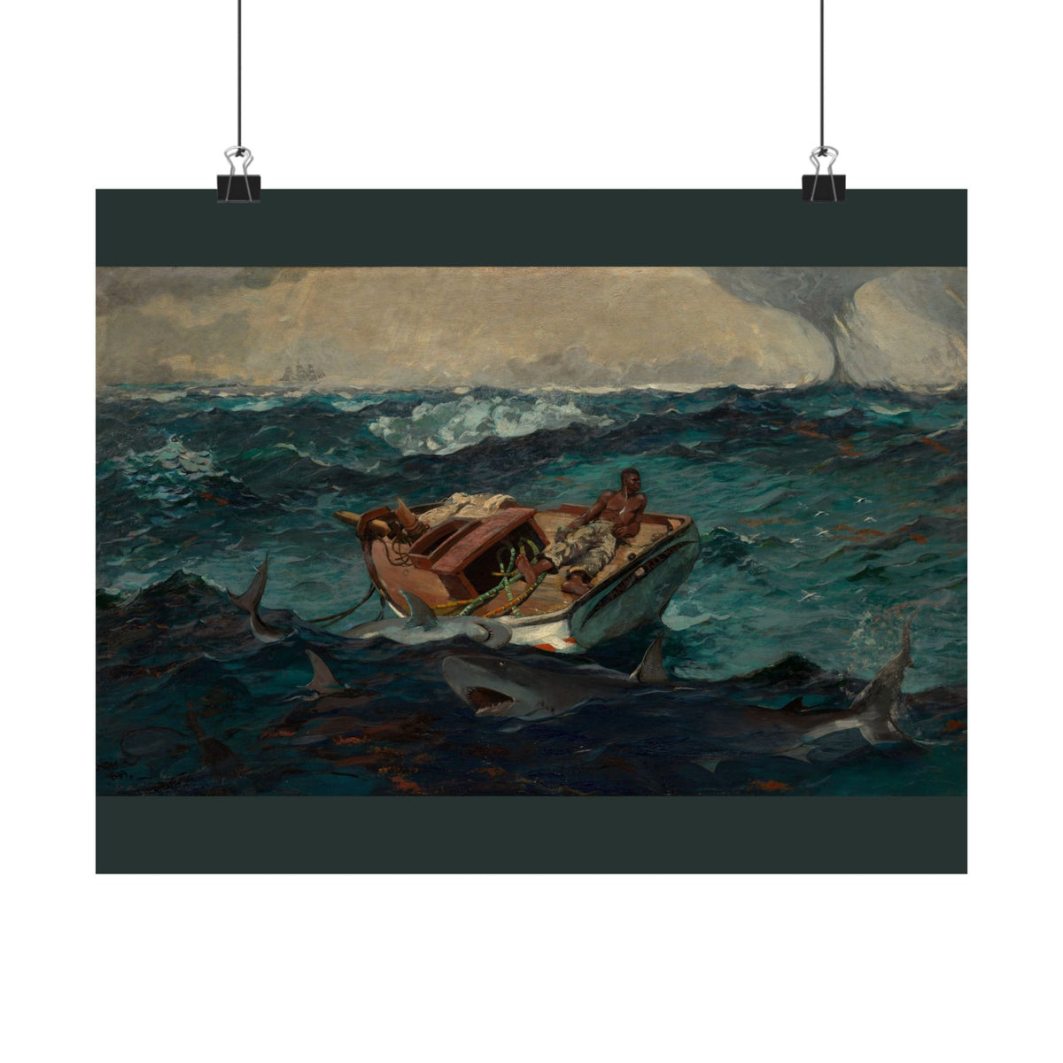 Winslow Homer 'The Gulf Stream' Poster