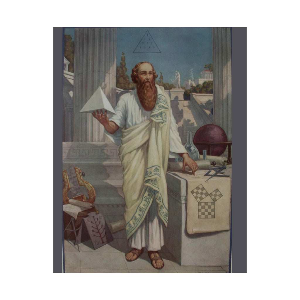 J. Augustus Knapp 'Pythagoras' Poster