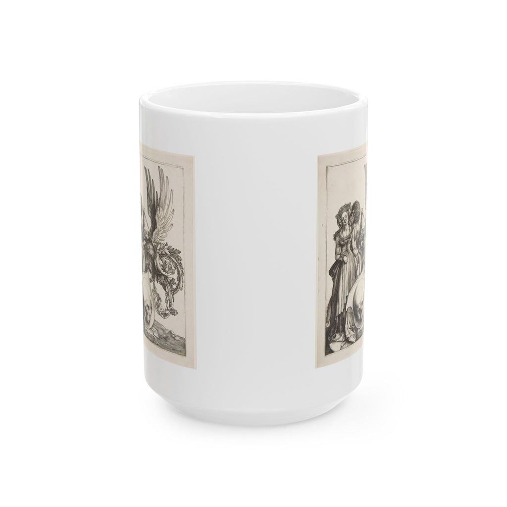 Albrecht Dürer 'Coat of Arms with a Skull' Mug
