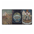 Atlantis, Yggdrasil and the Rose Croix Desk Mat: Knapp Triptych