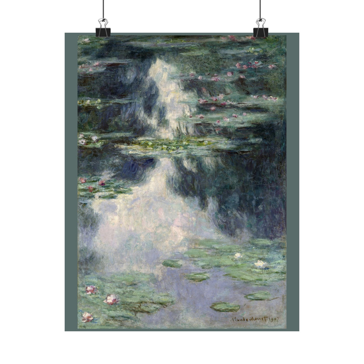Claude Monet 'Water Lilies' Poster