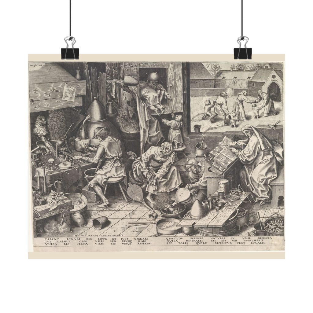 Pieter Bruegel the Elder 'The Alchemist' Poster