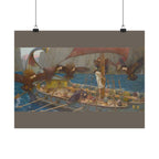 John William Waterhouse 'Ulysses and the Sirens' Poster