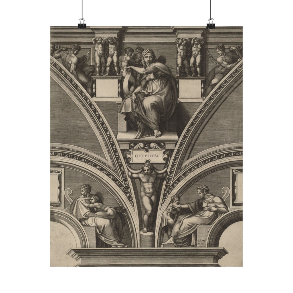 Giorgio Ghisi 'The Delphic Sibyl' Poster