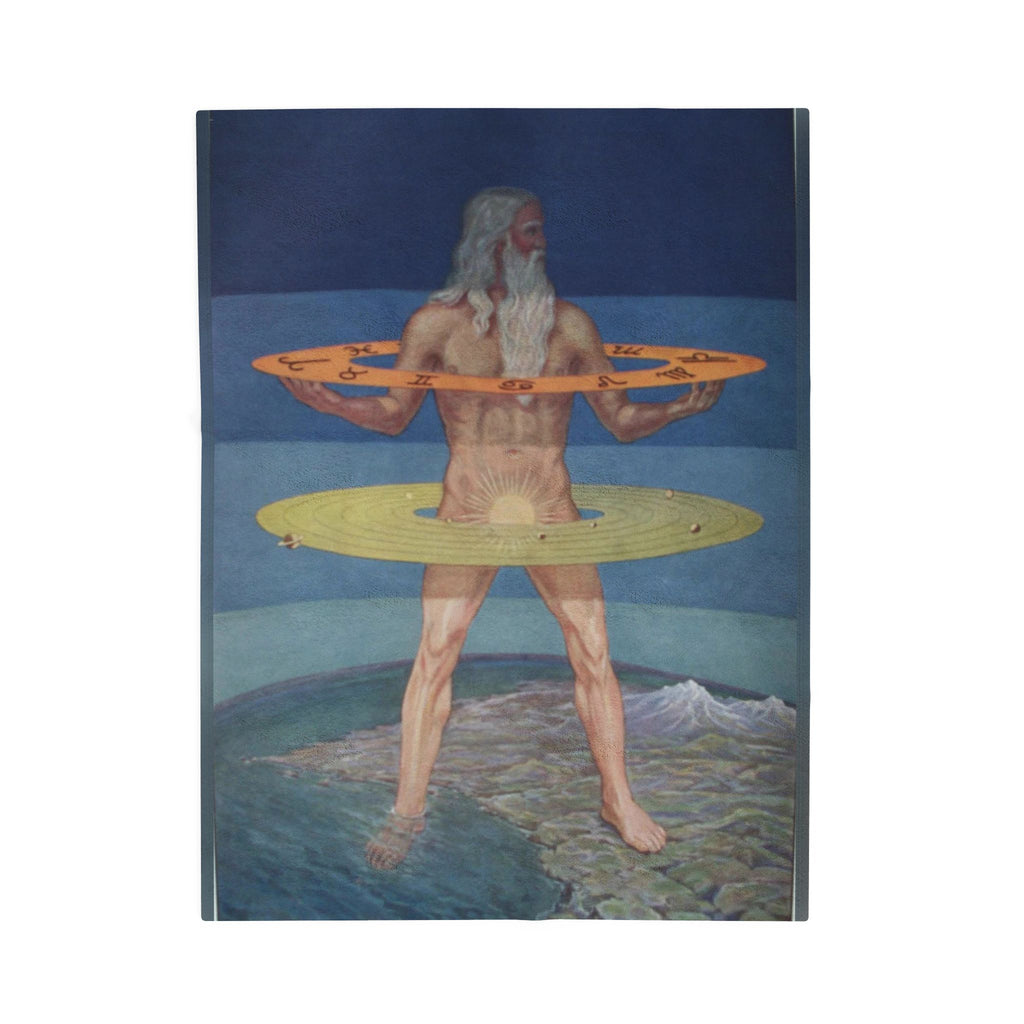 The Grand Man of the Zohar Velveteen Plush Blanket