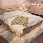 Tiger Pattern Velveteen Plush Blanket