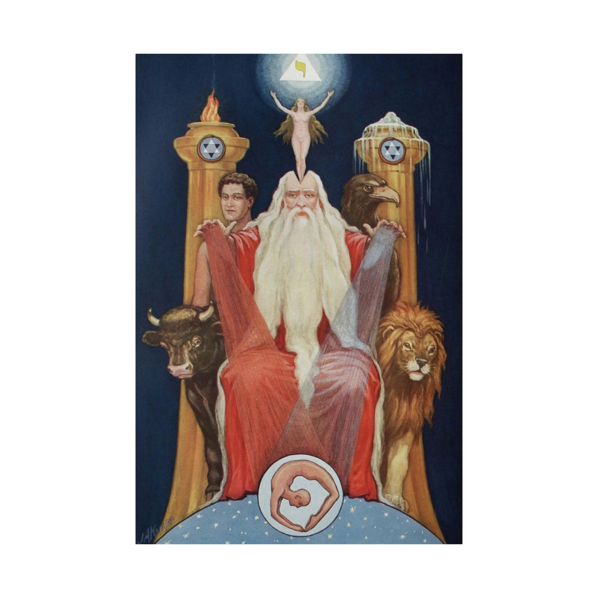 Ancient of Ancients Poster: Kabbalah's Hidden God Art Print