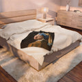 Girl with a Pearl Earring Velveteen Plush Blanket