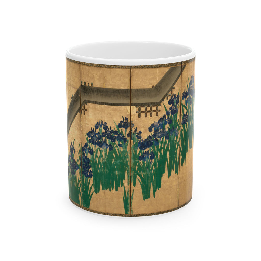 Ogata Kōrin 'Irises at Yatsuhashi' Mug