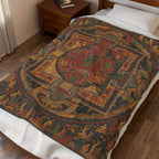 Chakrasamvara Mandala Velveteen Plush Blanket