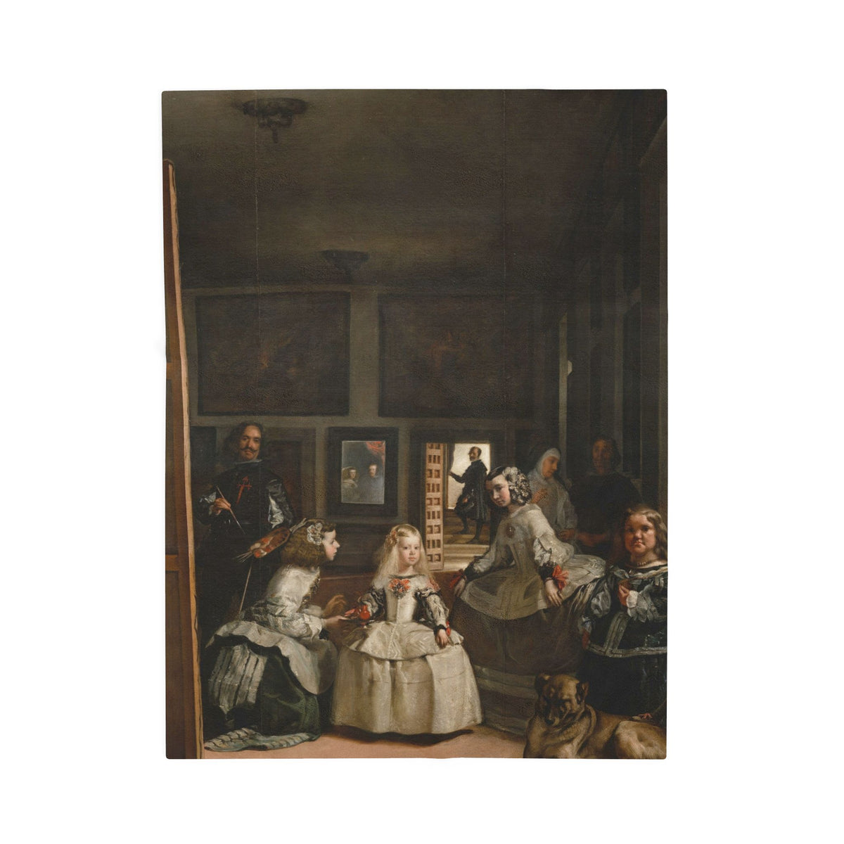 Las Meninas Velveteen Plush Blanket