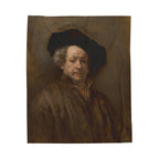Rembrandt Self-Portrait (1660) Velveteen Plush Blanket
