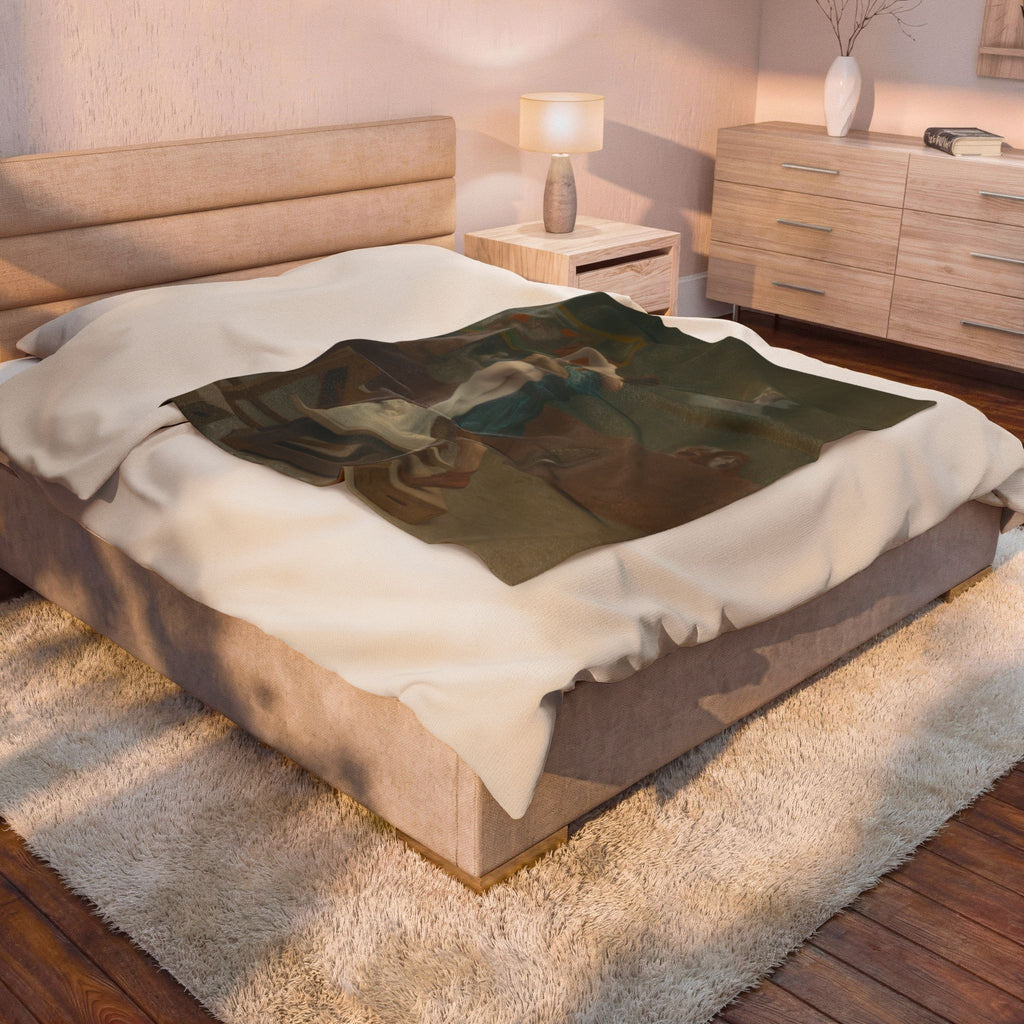 Pygmalion and Galatea Velveteen Plush Blanket