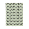 Fox Pattern Velveteen Plush Blanket